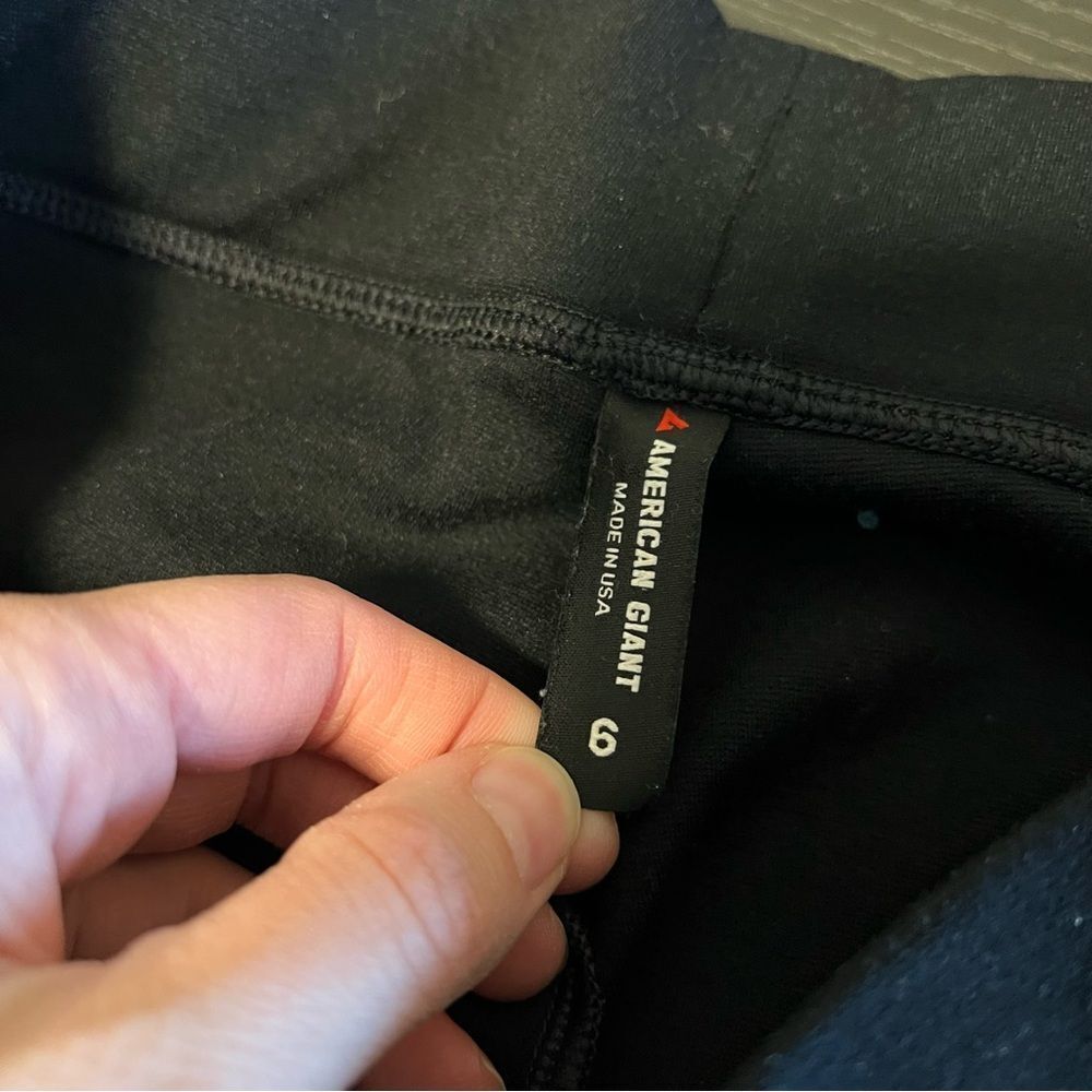 ✨ American Giant Black Ponte Legging Pants Women’s 6 - Picture 7 of 11